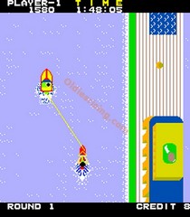 une photo d'Ã©cran de Water Ski sur Arcade